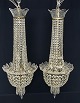 A pair of beautiful chandeliers from the 1920s