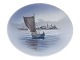 Royal Copenhagen
Plate with sailing boat in front of Kronborg 
Castle