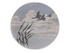 Royal Copenhagen 
Art Nouveau plate with flying swans