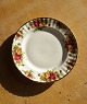 Landsbyrose engelsk bone China porcelæn. 
Frokosttallerkener 21cm