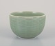 L'Art presents: 
Axel Salto 
(1889-1961) for 
Royal 
Copenhagen. 
Ceramic bowl 
with ribbed 
decoration. 
Celadon glaze.