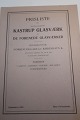 Kastrup Glasværk og De Forende Glasværker
Prisliste
Om fabrikker i Aarhus - Kastrup - Odense - 
Hellerup - Frederiksberg
Udgivet af Glashistorisk Selskab
1910
Sideantal: 35