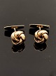 8 carat gold knot cufflinks