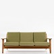 Roxy Klassik præsenterer: Hans J. Wegner / GetamaGE 290 - 3 pers. sofa i eg med originale grønne ...