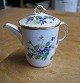 Privately painted Blue Violet Royal Copenhagen 
porcelain, covered mocha jug from year 1929.