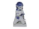 Antik K præsenterer: Blå Blomst Figur af pige