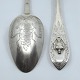 Mathias Brandt 
Meinert; Pair 
of silver 
spoons from ...