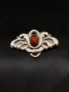 Art nouveau slv broche