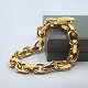 Frantz Hingelberg; A wide bracelet of 14k gold, w. 10 mm