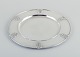 Gianmaria Buccellati, large and impressive charger plate in sterling silver.