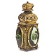 Baroque brass lantern circa 1750. H: 20cm