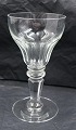 Margrethe glassware by Holmegaard, Denmark. White wine glasses 13.8cm