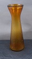 Stort Hyacintglas, Zwiebelglas, Løgglas i brunt 
glas med netmønster 22cm