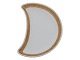 Gold Fan
Moon shaped 
plate