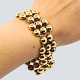 Jørgen 
Christiansen; 
Bracelet in 14k 
gold
