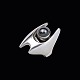 Georg Jensen 
Ring i sterling 
sølv  #136 med 
hematit - ...