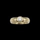 Boy Johansen. 
Ring i 14k guld 
med 0.47ct. 
brillant.