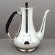 Cohr; A coffee 
pot in 
hallmarked 
silver