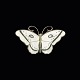 Bestik.dk 
presents: 
Hroar 
Prydz - Norway. 
Gilded Sterling 
Silver 
Butterfly 
Brooch with 
Enamel.