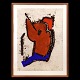 Robert 
Jacobsen, 
Dänemark, 
1912-93, 
handkolorierte 
...