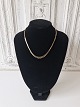 Brick necklace in 14 kt gold - three rows in progress