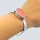 N. E. From; 
Bangle of 
sterling silver 
with rosa 
quartz