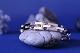 Block gold 
bracelet with 3 
rows in 14 
carat ...
