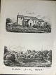 Ole Buus Larsen 
præsenterer: 
Litografi 
af Jelling 
Kirke og 
Jelling Høje 
1866.