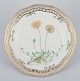 Royal 
Copenhagen 
Flora Danica 
openwork lunch 
plate.