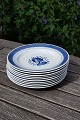 Trankebar Danish faience porcelain,  luncheon 
plates No 1399, Ö 21,5cm