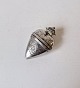 19th century 
heart-shaped 
head water egg 
in silver, ...