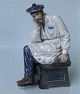 Dahl Jensen figurine 1244 Sculptor (self portrait) Lauritz Jensen (LJ) 20 cm