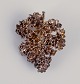 Flora Danica Jewellery, produceret hos Eggert. 
Stor ”Persille” broche i forgyldt sterlingsølv.