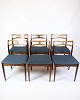 Osted Antik & 
Design 
præsenterer: 
Sæt Af 6 
Spisestuestole 
- Model 94 - 
Palisander & 
Blåt Stof - 
Johannes ...