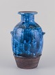 Aldo Londi for 
Bitossi. Vase i 
Rimini-blå 
glaseret ...