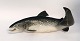 Bing & Grøndahl. Porcelænsfigur. Laks. Model 2366. Længde 21 cm . (1 sortering)