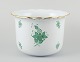 L'Art 
præsenterer: 

Herend, 
Ungarn. Chinese 
Bouquet Apponyi 
Green, 
champagnekøler/stor 
urtepotteskjuler 
af porcelæn.