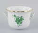 L'Art 
præsenterer: 

Herend, 
Ungarn. Chinese 
Bouquet Apponyi 
Green, 
urtepotteskjuler 
af porcelæn.