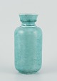 Wilhelm Kåge for Gustavsberg, stor vase af stentøj.
”Argenta” serien. Hånddreje, glaseret i grønne toner.