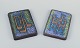 L'Art presents: 
Berth 
Ferdinand 
Norrman, 
Motala, Sweden.
A pair of wall 
reliefs of 
glazed 
stoneware.