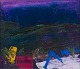L'Art presents: 
Lars 
Bertle (b. 
1925), listed 
Swedish artist.
Oil on board. 
Abstract 
composition.