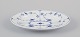 Royal Copenhagen Musselmalet Riflet.
Ovalt fad.