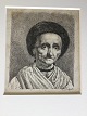 Ole Buus Larsen 
præsenterer: 
Radering 
af Ernst Meyer 
- Portræt af 
Ældre 
Tyrolerinde med 
kors, München 
1822.