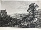 Ole Buus Larsen 
præsenterer: 
Radering 
af Louis 
Gurlitt - Fra 
Sabiner-
bjergene, 
Italien 1857.