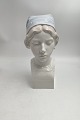 Danam Antik 
præsenterer: 
Bing og 
Grøndahl Art 
Nouveau Buste 
af en ung pige 
No. 1549