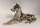 Bing & Grøndahl. Porcelænsfigur. Grand Danois. Model 1773. Længde 29 cm. ( 1 
sortering )