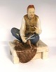 Bing & Grøndahl. Porcelænsfigur. Skrædder. Model 2241. Højde 19,5 cm. (2 
sortering).