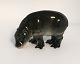 Lyngby porcelæn. Flodheste unge. Model 84. Længde 11 cm. (1 sortering)