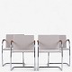 Roxy Klassik 
præsenterer: 
Ludwig 
Mies van der 
Rohe / Knoll 
Int.
Model 'Brno': 
Sæt á fire 
'Frisvinger'-
stole ...