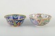 L'Art 
præsenterer: 
2 
kinesiske 
skåle, porcelæn 
og cloisonné.